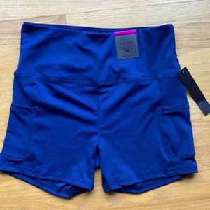 Navy Bike Shorts